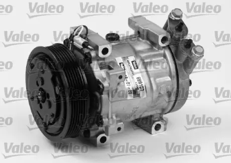 Компресор кондиціонера Renault Clio/Kangoo 1.9D 97- Valeo 699107 (фото 1)