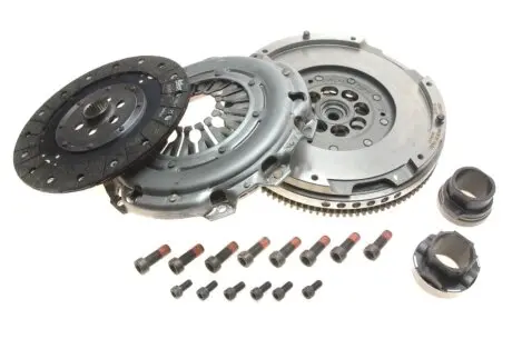 Демпфер + комплект сцепления + выжимной + вилка BMW 5 (E60) 05-09 M47/N47 Valeo 837086