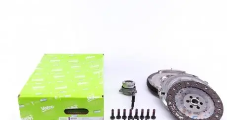 Демпфер + комплект сцепления + выжимной VW T5 2.5 TDI 03-(96kw) Valeo 837321
