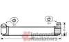 Радіатор інтеркулера Renault Scenic/Megane 1.6-2.0dCi/2.0TCe 08-/Fluence 1.6dCi 14- Van Wezel 43004413 (фото 2)