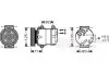 Компресор кондиціонера MEGANE/SCENIC 1.4/1.6 00- Van Wezel 4300K103 (фото 1)