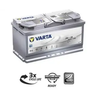 Аккумулятор 95Ah-12v Silver Dynamic AGM (G14) (353х175х190),R,EN850 VARTA 595 901 085