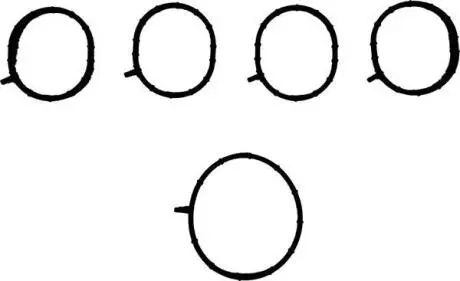 Комплект прокладок впускного колектора VICTOR REINZ 111003001