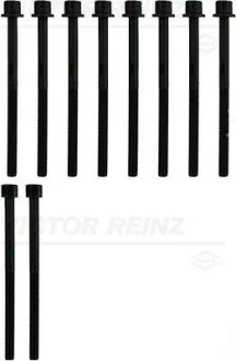 Комплект болтів з головкою системи TORX з чорного металу VICTOR REINZ 14-10882-02