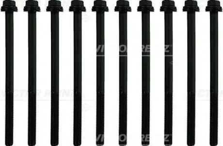 Комплект болтів з шестигранною головкою з чорного металу VICTOR REINZ 14-11294-01