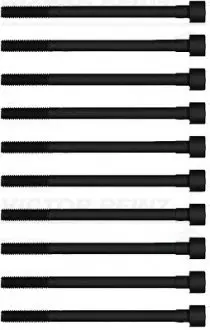 Комплект болтів з шестигранною головкою з чорного металу VICTOR REINZ 14-55008-01