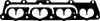 Прокладка впускного коллектора Opel Astra G/H/Vectra C 1.6 98- VICTOR REINZ 71-36608-00 (фото 1)