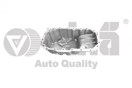 Поддон масляный алюминиевый с отверстием Skoda Fabia (07-10,11-),Octavia (04-08)/VW Golf (04-09),Jetta (06-08),Passat (06-11) Vika 11030079801