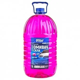 Омыватель стекла зимний -22°C Bubble gum 5л VITOL 62266