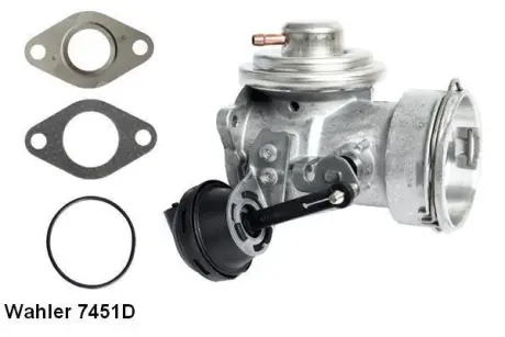 Клапан EGR VW Caddy 1.9TDI 77KW 03- WAHLER 7451D