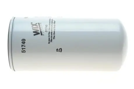 Фильтр масляный Renault Magnum 12.1 04-06/12.8 06-/Kerax/Premium 2 10.8 05- (h=248 mm) WIX FILTERS 51749