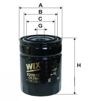 Фильтр оливний WIX FILTERS 92097E