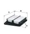 Фільтр повітряний HONDA /AP102/5 (WIX-Filtron) WIX FILTERS WA9673 (фото 1)