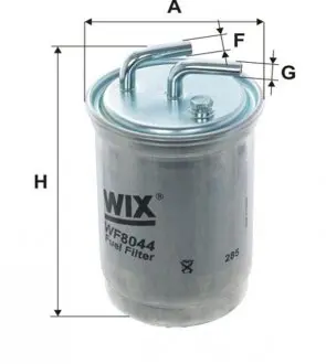 Фильтр топливный Ford Fiesta/Escort 1.8D 89-02/Mazda 121 1.8D 96-03 WIX FILTERS WF8044