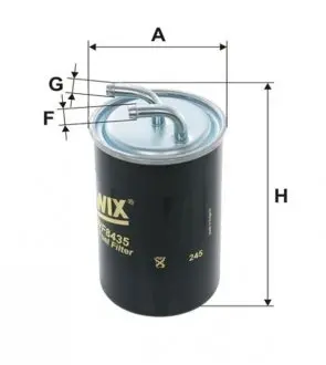 Фильтр топливный Mitsubishi Lancer VIII/ Outlander II 2.0 DI-D 07- WIX FILTERS WF8435