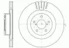 Тормозной диск BRZ/Forester/Impreza/Legacy/Outback (09-21) WOKING D681610 (фото 1)