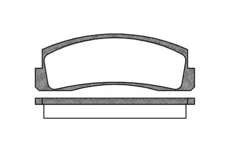 Тормозные колодки пер. Niva (76-21) WOKING P0033.00