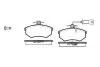 Колодки тормозные диск. перед. (Remsa) Chery Amulet ii 1.8 10-,Chery Amulet ii 2.0 10- WOKING P0343.02 (фото 1)