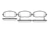 Тормозные колодки пер. Kia Picanto/Hyundai i10 04- (mando) WOKING P10333.02 (фото 1)