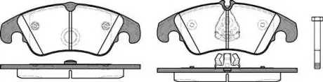 Тормозные колодки пер. Audi A4/A5/A6/A7/Q7 08- (Lucas) WOKING P12043.10