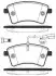 Колодки гальмівні диск. перед. (Remsa) Renault Kangoo be bop 1.5 09-,Renault Kangoo be bop 1.6 09- WOKING P12513.01 (фото 1)