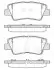 Гальмівні колодки зад. Hyundai i30/i40 11-/Kia Cee'd 1.6-3.3 12- (akebono) WOKING P12623.52 (фото 1)