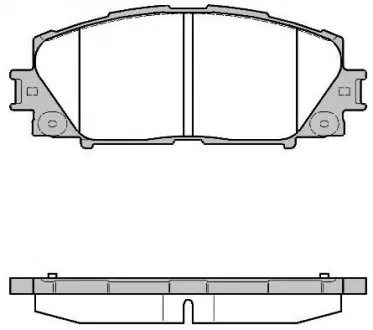 Тормозные колодки пер. Prius 08- WOKING P13243.10