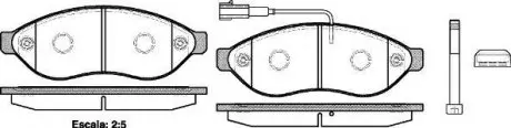 Гальмівні колодки пер. Jumper/Ducato/Boxer 06- (1.1-1.5t) WOKING P13373.01