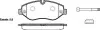Тормозные колодки пер. Crafter/W447/W906/W907/Viano W639 (03-21) WOKING P13453.00 (фото 1)