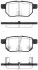 Колодки тормозные диск. задн. (Remsa) Lexus Ct (zwa10_) 1.8 10-,Toyota Auris 1.8 06-12 WOKING P13863.22 (фото 1)