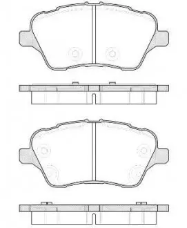 Гальмівні колодки пер. B-Max/Fiesta/Tourneo/Transit (12-21) WOKING P14143.00