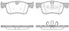 Колодки тормозные диск. перед. (Remsa) PSA C4 Picasso Grand Picasso 13&gt; (P WOKING P1480300 (фото 1)