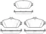 Колодки гальмівні диск. перед. (Remsa) Mercedes-benz C-class (w205) 1.6 13- WOKING P14923.08 (фото 1)