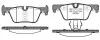 Тормозные колодки зад. F36/F23/F34/F22/F33/F32/F21/F31/F20/F30 11- WOKING P15763.00 (фото 1)