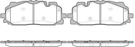 Колодки тормозные диск. перед. (Remsa) Audi Q7 3.0 15- WOKING P17673.00