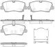 Колодки гальмівні диск. задн. (Remsa) Hyundai H350 2.5d (15-) WOKING P17873.00 (фото 1)