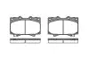 Колодки гальмівні диск. перед. (Remsa) Land Cruiser Prado (_J15_) (09-)/Mitsubishi Pajero IV (09-) WOKING P6073.04 (фото 1)