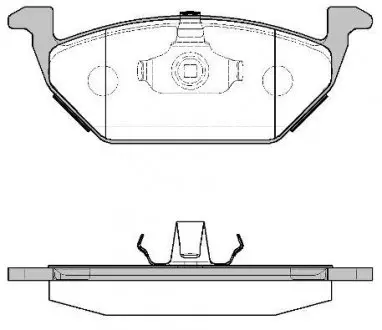 Тормозные колодки пер. Caddy III/Golf V/Passat B6/Octavia A5 WOKING P7333.00