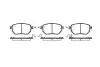 Колодки гальмівні диск. перед. (Remsa) Infiniti Fx 3.5 02-08,Infiniti Fx 4.5 02-08 (P8853.02) WOKING P885302 (фото 1)