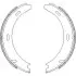 Колодки тормозные бараб. задн. (Remsa) Mercedes-benz A-class (w169) 1.5 04-12,Mercedes-benz A-class (w169) 1.7 04-12 WOKING Z4093.01 (фото 1)