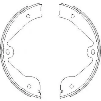 Колодки ручного тормоза Touareg 02-10/Cayenne 02-07/LR III 02-12/Audi Q7 06-15 (VAG) WOKING Z4735.00
