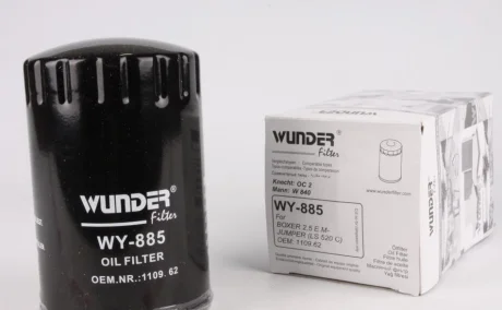 Фільтр масляний WUNDER FILTER WY 885 (фото 1)