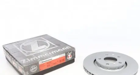 Диск тормозной (задний) Audi A8 02-10/VW Phaeton 02-16 (280x22) (с покрытием) (вентилированный) ZIMMERMANN 100.3313.20
