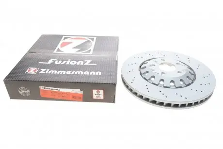 Диск тормозной (передний) Audi A6/Q7 15- (375x36) ZIMMERMANN 100337470