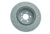 Диск тормозной (задний) BMW 5 (F10/F11)/6 (F06/F13)/7 (F01-04) 09- (345x24) (с отверстиями) (вент.) ZIMMERMANN 150.3480.52 (фото 3)