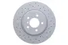 Диск тормозной (передний) BMW 5 (F10/F11)/6 (F06/F13) 09- (348x30) (с покрытием) (с отверстиями (вент.) ZIMMERMANN 150.3483.52 (фото 1)
