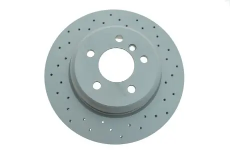 Диск тормозной (задний) BMW 5 (F10/F11) 09-17 (330x20) (с покрытием) (с отверстием) (вентилированный) ZIMMERMANN 150.3484.52