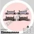 Колодки тормозные (задние) VW Touareg/Porsche Cayenne 10-(187.4x76)(Brembo)(с низким продуцированием пыли) ZIMMERMANN 24721.970.1 (фото 1)