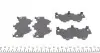 Колодки тормозные дисковые, к-кт ZIMMERMANN 258751601 (фото 5)