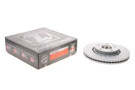 Диск тормозной (передний) Mazda CX-5 11-(297x28) (с покрытием) ZIMMERMANN 370.4403.20